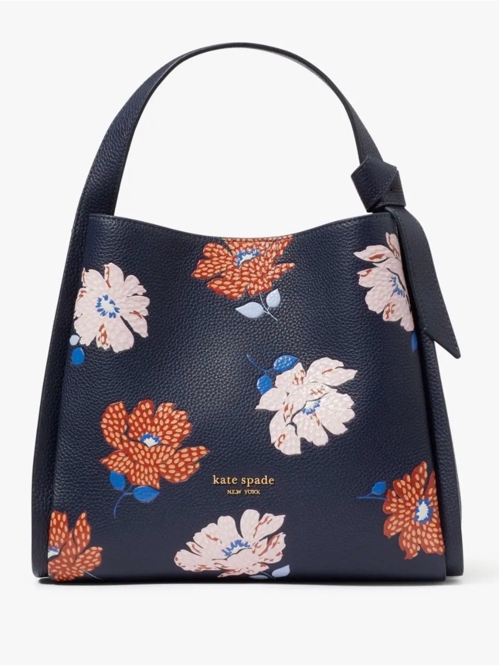 Knott Dotty Floral Embossed Medium Tote